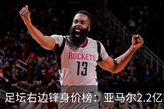 足坛右边锋身价榜：亚马尔2.2亿欧居首，奥利塞次席迪奥曼德第三